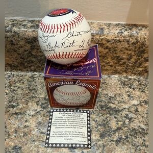 American Legends Replica Autographed Baseball